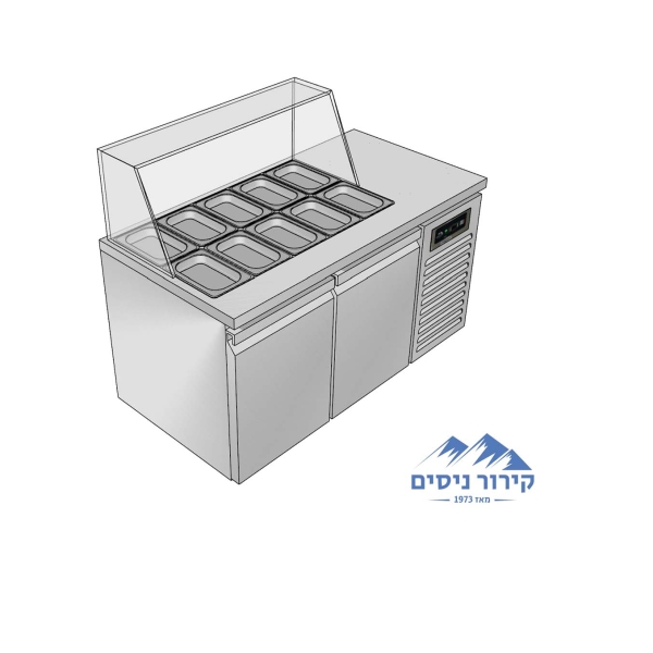 מקרר דלפק 2 דלתות EKO-140 SALAD