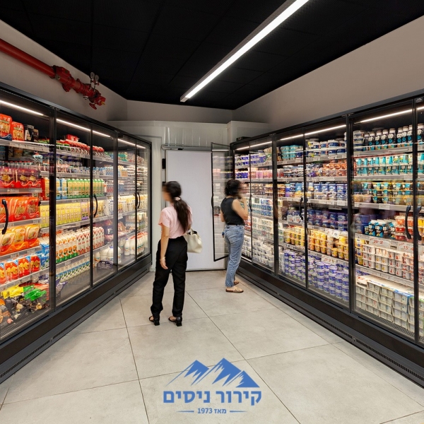 מקרר חלביה דלתות זכוכית דגם Venezia Doors