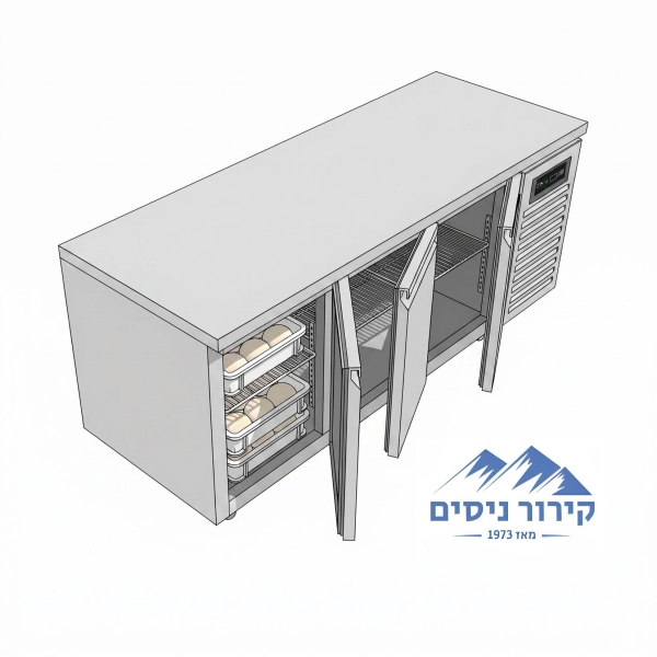 מקרר דלפק 3 דלתות PA-216/80