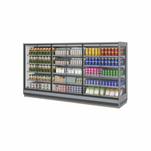 מקרר חלביה דלתות זכוכית דגם Venezia Doors